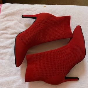 Red Heeled Boots.  New never worn